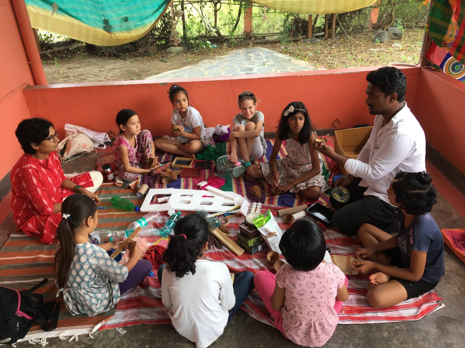 At the nature camp in Tiruvannamalai — Inner Companion Foundation